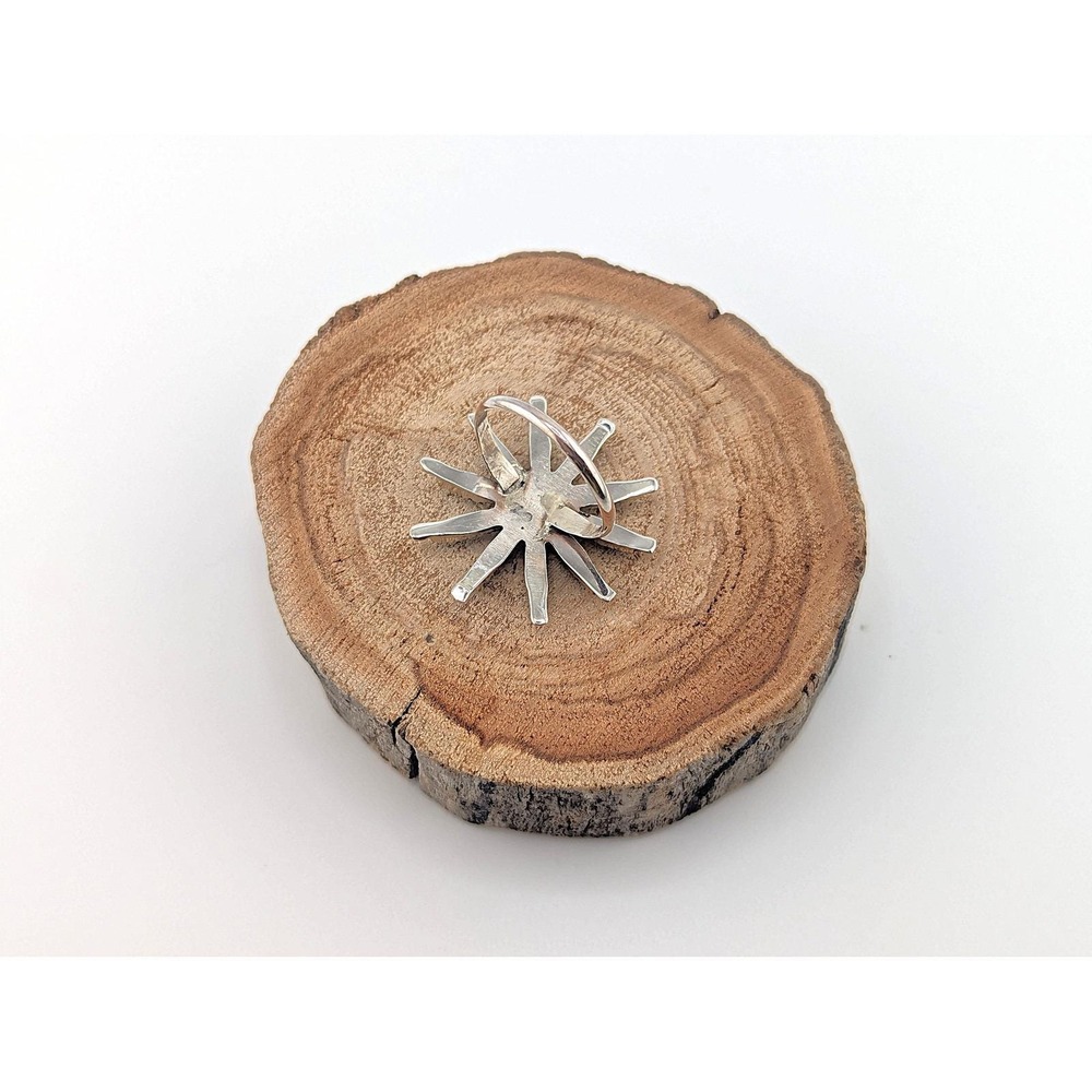 Zuni Ring Turquoise Cluster Spur OG Native‎ American Handmade Jewelry 6.75 * - Picture 10 of 10